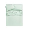 Bibb Home Bamboo Comfort 6-Piece Luxury Sheet Set - Queen - Mint 1300